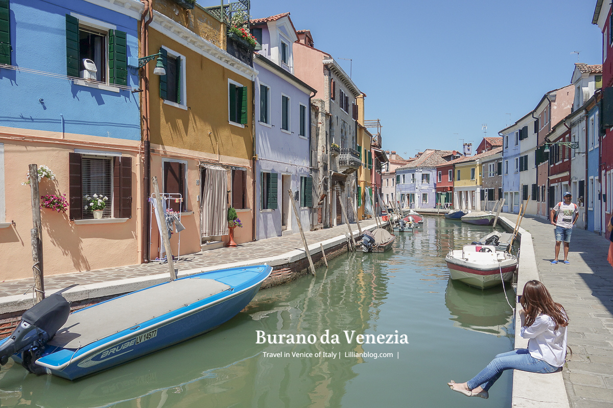 延伸閱讀：【義大利自助旅行】威尼斯Burano彩色島/蕾絲島。彩色小屋林立於河道兩側，猶如繽紛絢麗的童話世界
