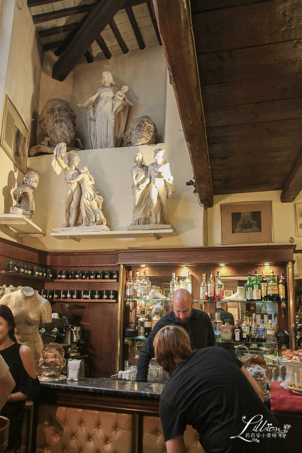 羅馬雕像餐廳, 羅馬自由行, 義大利自由行, Caffè Museo Atelier Canova Tadolini,羅馬推薦餐廳, 羅馬餐廳, 羅馬特色餐廳, 羅馬, 義大利自助旅行, 義大利羅馬