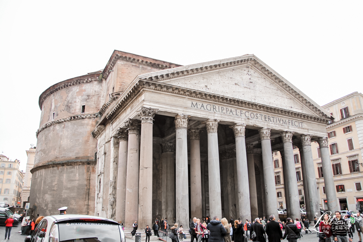 義大利羅馬景點推薦 萬神殿pantheon 集古羅馬建築藝術之大成 莉莉安小貴婦旅行札記