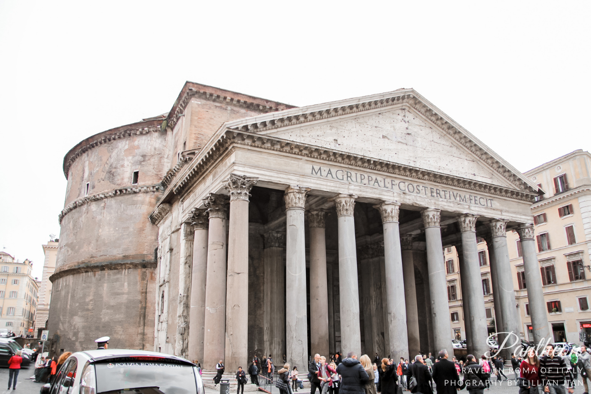 【義大利羅馬景點推薦】萬神殿Pantheon。集古羅馬建築藝術之大成