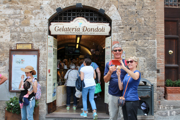 延伸閱讀：【義大利自助旅行】聖吉米亞諾San Gimignano推薦冰淇淋店。世界冠軍冰淇淋-Gelateria Dondoli